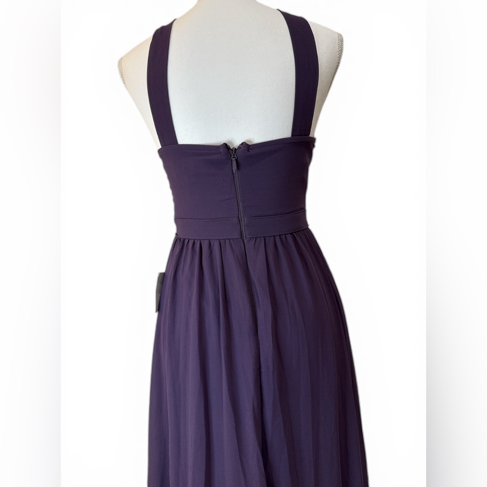 Lulu's Maxi Plum Dress Size Small - Picture 6 of 6